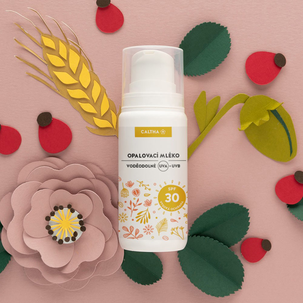 Sluneční štít: Opalovací mléko SPF 30 s minerálními filtry