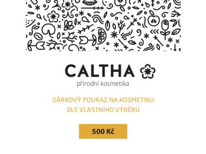 Dárkový poukaz 500 Kč